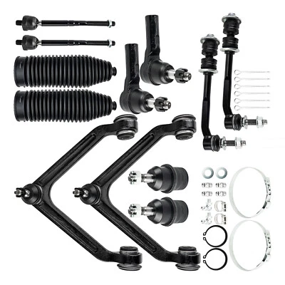 12Pcs Front Upper Control Arms Tie Rods Suspension Kit for 2004-06 Dodge Durango - Imagem 1 de 4
