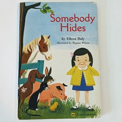 Vintage board book somebody hides - Image 1 of 4
