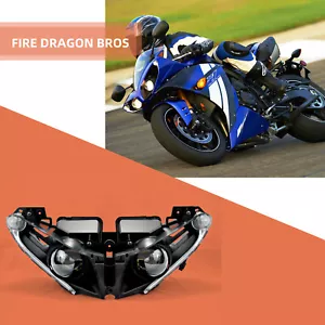 FDB Headlight Assembly Headlamp Clear For Yamaha 2012 2014 YZF R1 YZF-R1 R1000 - Picture 1 of 6