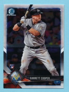 GARRETT COOPER RC 2018 BOWMAN CHROME #54 MARLINS ROOKIE