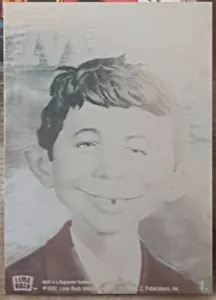 1992 Lime Rock Mad Magazine - Series 1 : Hologram Chase Card #1 Alfred E. Neuman - Picture 1 of 2
