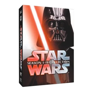 Star Wars: The Complete Saga Seasons 1-9 Collection DVD (15-Disc Box Set) - Afbeelding 1 van 4
