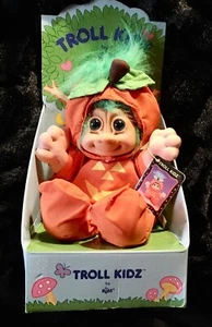 Russ TROLL KIDZ 12" Stuffed Doll 1992 Berrie Punkin Halloween New in Box & tag - Picture 1 of 4