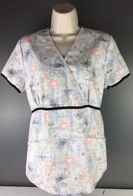 SB Scrub Women’s Multicolor Scrub Top Size Small - Image 1 of 4