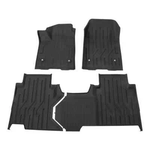 2024-2025 Silverado EV Crew Cab Front & Rear Floor Liners 85131720 Black OE - Picture 1 of 1
