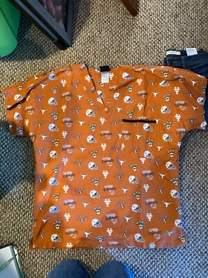 Texas Longhorn Scrub Top - Image 1 of 3