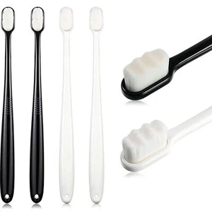 4 Pieces Extra Soft Toothbrushes for Sensitive Gums with 20000 Micro Nano Bristl - Picture 1 of 7