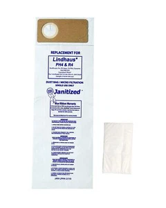 Janitized JAN-LPH4-2(10) Papier kommerzieller Staubsaugerbeutel für Euroclean Pro, Lindhaus - Bild 1 von 1