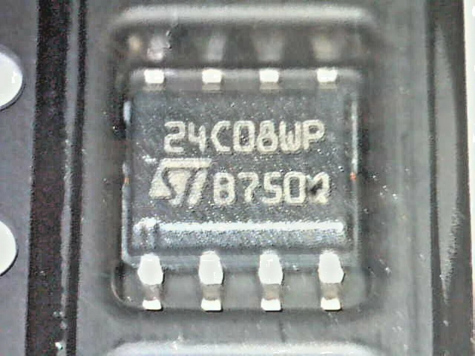 STMICROELECTRONICS 👉 24C08WP M24C08W 8-Kbit serial I²C bus EEPROM STM SMD SO-8