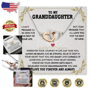 Meaningful Granddaughter Gift: Elegant Sterling Silver Necklace with Love Note - Picture 1 of 8