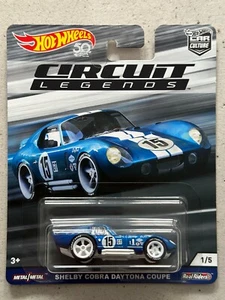 2018 Hot Wheels Premium Circuit Legends SHELBY COBRA DAYTONA COUPE Car Culture - Picture 1 of 3