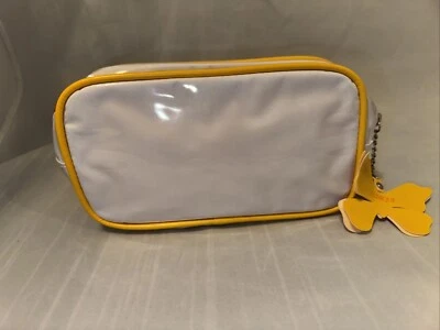 Clinique бабочка макияж косметический путешествий сумка красный желтый и белый - Изображение 1 из 4