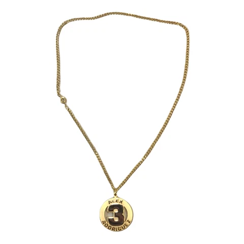 ALEX RODRIGUEZ # 3 MARINERS MLB BASEBALL OFFICIAL NECKLACE PENDANT WITH CHAIN Cover