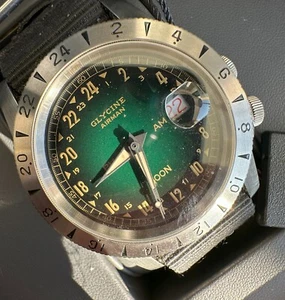 Glycine AIRMAN Green NOON automatico purista 24 ore - Imagen 1 de 6