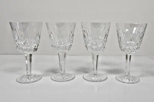 Set of 4 - Waterford Lismore Crystal Claret Wine Glasses 5 7/8" - Picture 1 of 6