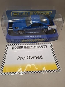 Scalextrix C2879 Nissan 350Z Drift Greddy Blue Preowned 1:32 Scale Slot Car - Picture 1 of 8