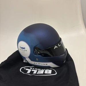 2024 Alpine F1 Bell Mini 1:2 Helmet Team Formula 1 Pierre Gasly Esteban Ocon NEW - Picture 1 of 11