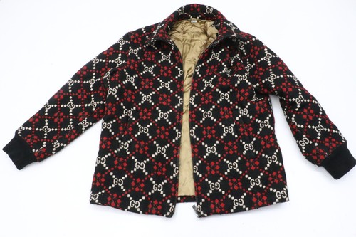 Giacca uomo Gucci Diamond lana logo GG taglia 48