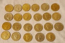 LOT OF 23 NEW ORLEANS SAINTS  PLAYERS GOLD & SILVER COLORED MARDI GRAS DOUBLOONS