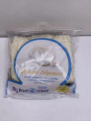 My Brest Friend Nursing Pillow Deluxe Slipcover Case Only – Beige. Open Box - Image 1 of 4