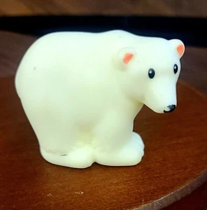 Fisher Price 2014 Little People Choo Zoo Treno Ricambio Orso Polare - Foto 1 di 2