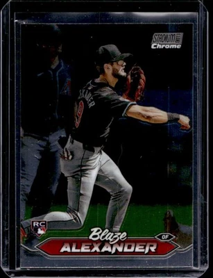 2024 Stadium Club Blaze Alexander RC Chrome Rookie #283 Diamondbacks - Image 1 of 2