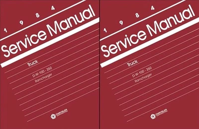 1984 Dodge Camioneta Camión Tienda Manual D150 D250 D350 Ramcharger W150-W350 - Imagen 1 de 4