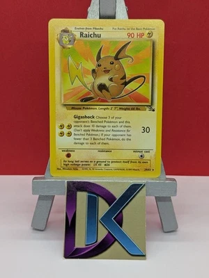 Raichu - 29/62 - Fossil Set 1999 Vintage - Non Holo Rare - Pokemon Card - Image 1 of 4