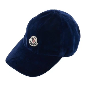 Moncler Velvet Baseball Cap with Logo Patch 76F 76972192 - Picture 1 of 12