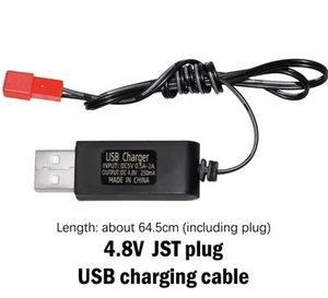 4.8V NiMH Battery USB Charger For Remote Controlled Toys - Zdjęcie 1 z 3