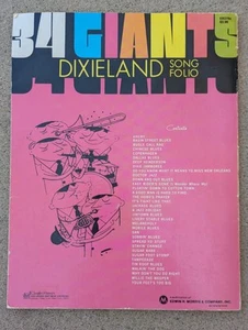 Vintage Dixieland Tablature 34 Giants Sheet Music 1920's Jazz Roaring Twenties - Picture 1 of 4