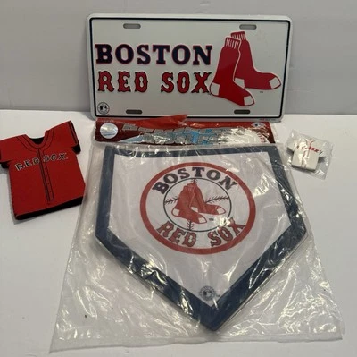 BOSTON RED SOX 4 PC. ASSORTED FAN MERCHANDISE  Great Present! - Image 1 of 4