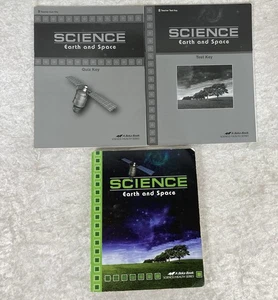 Abeka Science Earth And Space Quiz Test Key Textbook Lot - Picture 1 of 10