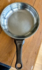 Rare Vintage Fissler Uncoated Stainless Steel 18-10 Frying Pan 26 CM W. Germany - Picture 1 of 21