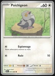 Carte Pokémon Poichigeon  071/086    Foudre Noire Français - Picture 1 of 2