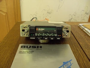 REPRODUCTOR DE CASSETTE RADIO COCHE BUSH ORIGINAL N.O.S CLÁSICO MINI FORD MK1 MGB S R etc. - Imagen 1 de 4
