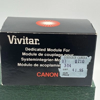 Vivitar DM/C Canon Dedicated Module 0234432 for 3000/4000 FLASH  NIB VTG - Image 1 of 4