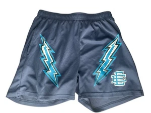 Eric Emanuel Basic Lightning Bolt Blue Shorts (XL) - Picture 1 of 8