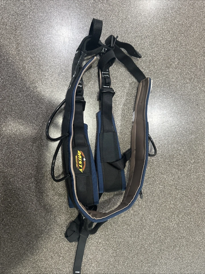 Arnés de escalada Misty Mountain Sonic azul marino-grande nuevo Foto 1 de 4