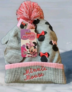 Disney Junior Set "Minnie" Mütze & Fäustlinge für kleine Mädchen - Bild 1 von 5