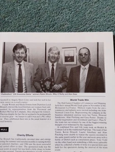 Sk188 Ephemera 1985 Norwich Union article robin Woods Alan Deas Mike O Reilly - Picture 1 of 1
