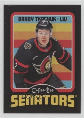 2024-25 O-Pee-Chee All-Stars Retro Black Border /100 Brady Tkachuk #530 - Image 1 of 2