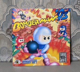 Bomberman '93 TurboGrafx 16 Original Manual Instruction Booklet Only - NO GAME
