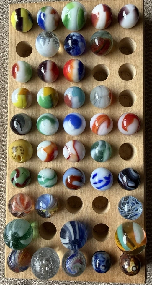 Vintage And Antique Marbles  Lot Of 40. Instant Collection With Descriptions - Image 1 of 4