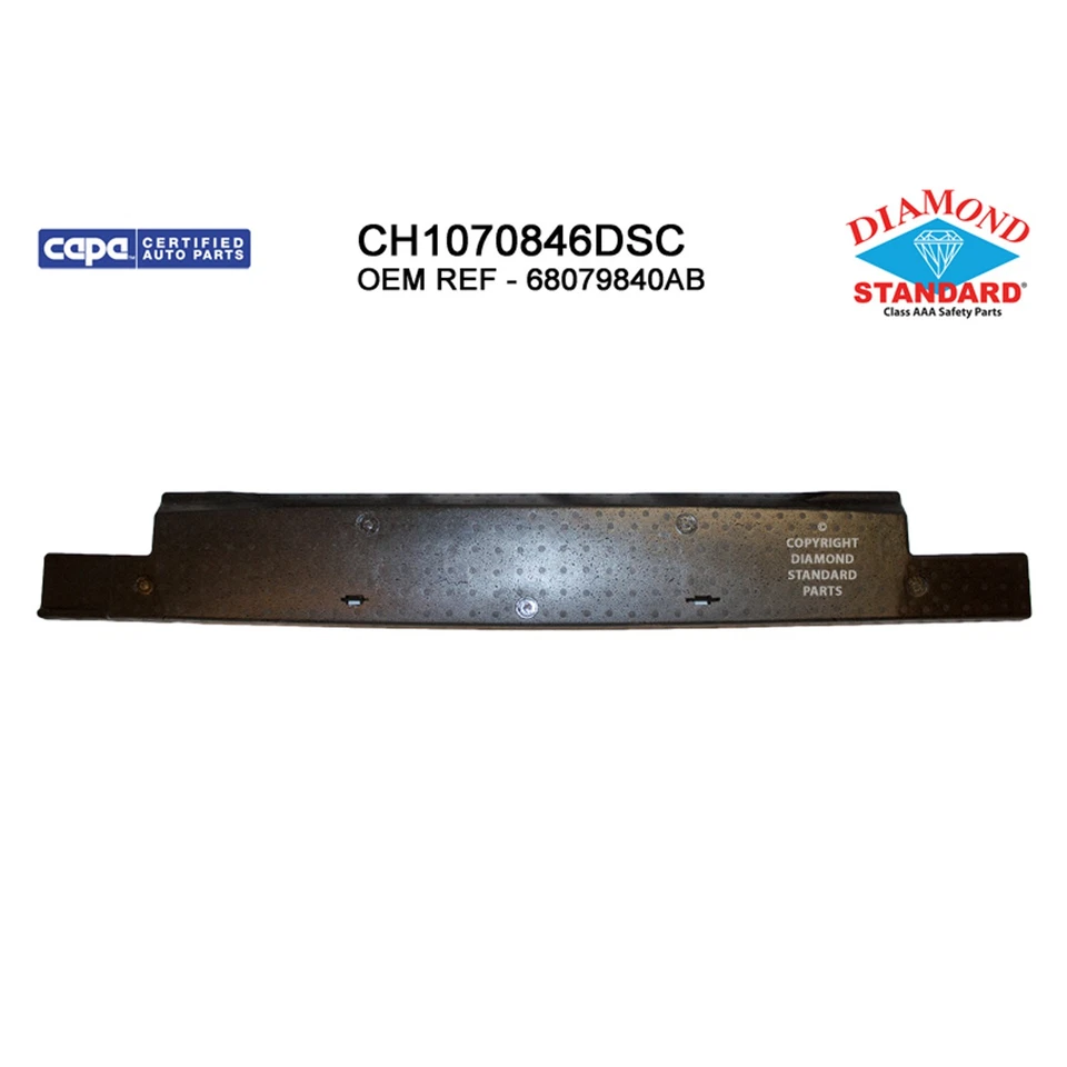 New Front Bumper Impact Absorber fits 2011-2020 Dodge Journey 1524-01603C CAPA - Изображение 1 из 1