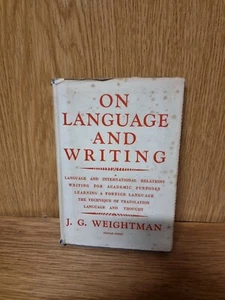 On Language and Writing - J.G. Weightman 1947, (11b) - Picture 1 of 3