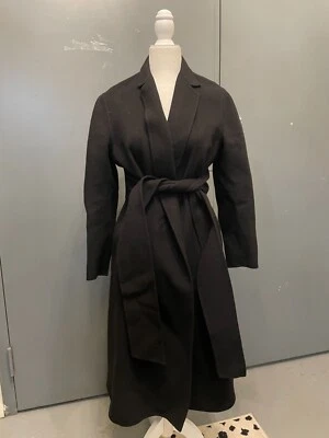 Abrigo Bottega Veneta Cachemira Negro Largo Cinturón Talla 46 EE. UU. 6 Foto 1 de 4