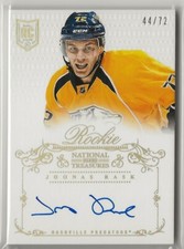 2013-14 Panini National Treasures Rainbow Rookie Auto #113 Joonas Rask 44/72