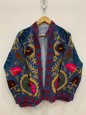 Boho бархата TNT Suzani вручную вышивка куртка | зимние куртки | подружки невесты подарок - Изображение 1 из 4