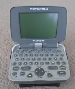 MOTOROLA TIMEPORT A06HB5806AJ 2-DROŻNY PAGER Z UCHWYTEM KLIPSOWYM NIEPRZETESTOWANY, JAK JEST CZYSTY - Zdjęcie 1 z 4